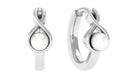 Real Freshwater Pearl Cartilage Hoop Earring Freshwater Pearl - ( AAA ) - Quality - Jewel Pierce